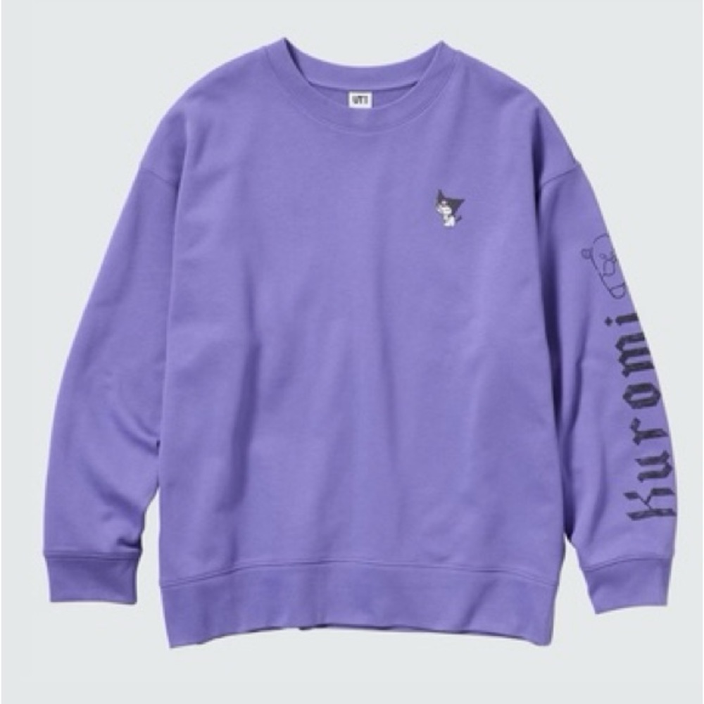 Purple Sweater with Character Design